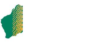 Catalina Farms logo with green map of Western Australia